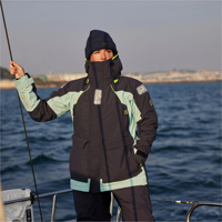 Veste de navigation offshore pour femmes, logo personnalisé en usine, haute visibilité, imperméable, coupe-vent, fermeture éclair, doublure en polaire thermique pour l'automne et l'hiver