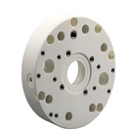 Pièces personnalisées OEM en plastique POM PTFE Nylon usinées avec précision par CNC, disques à bride pour équipements d'automatisation industrielle ISO9001 CE