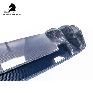 Diffuseur de lèvre arrière <span class=keywords><strong>Auto</strong></span> audi R8 Diffuseur arrière de type V en Fiber de carbone pour Audi R8 2017-2019 - Product Image 3