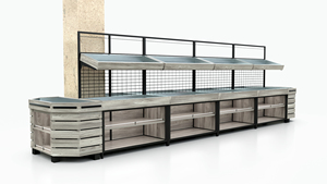 Heavy Duty Metal &amp; <strong>Wood</strong> <strong>Fruit</strong> <strong>and</strong> <strong>Veg</strong> Store Fittings for Supermarkets <strong>and</strong> Convenience Groceries Used - Product Image 6