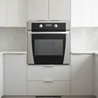 Fours encastrables personnalisés en usine Four de cuisson et de pizza à cadre en acier inoxydable en verre Four électrique Appareils de cuisine Ventilateur à convection