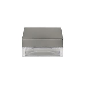 Plástico hecho a medida 10G 20g forma cuadrada <span class=keywords><strong>transparente</strong></span> tarro de polvo suelto compacto con <span class=keywords><strong>malla</strong></span> de tamiz elástico Puff - Product Image 3