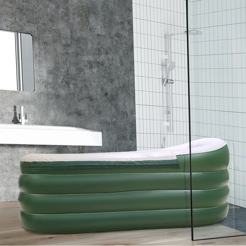 อ่างอาบน้ำเป่าลมพีวีซีดีไซน์ใหม่,อ่างอาบน้ำพลาสติกพกพาสำหรับผู้ใหญ่