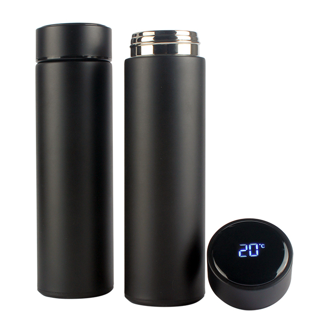 Children Smart Water Bottle Temperature Display  Led Thermos  Wwith Reminder to Drink Water with Phone App