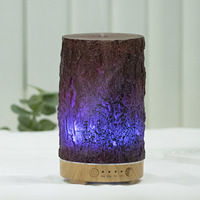 Nouveau Diffuseur d'Huiles Essentielles Créatif en Résine 100ml avec Lumière Ambiante, Humidificateur Ultrasonique Silencieux à Minuteur pour Usage Domestique