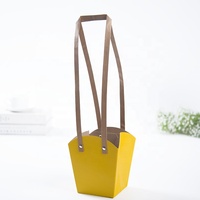 Sac en papier imperméable à l'eau Kraft Plant Flower Bag Plant Pots Storage Handle