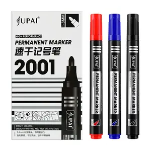 Wholesale Quick Drying Permanent Marking Black Red Blue Waterproof Paint Marker Pen