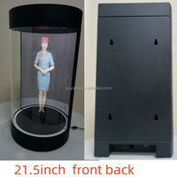 Affichage holographique Boîte transparente LCD holographique 3D humaine