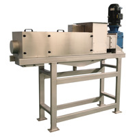 Presse à vis à diamètre variable entièrement automatique avec moteur de pompe, roulement, garantie 1 an, déshydratation à haute efficacité, pratique et rapide