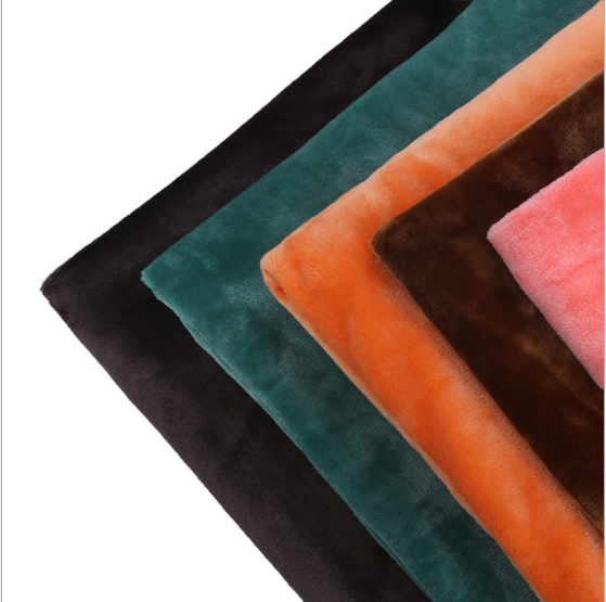 Однотонная и двухсторонняя Мягкая трикотажная фланелевая ткань с принтом