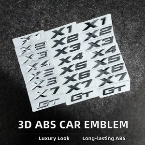 Autocollants de coffre de voiture 3D ABS de luxe avec logo pour modèles X1-X7 F48-E83 F25-G01 - Réutilisables, garantie 1 an - Product Image 2