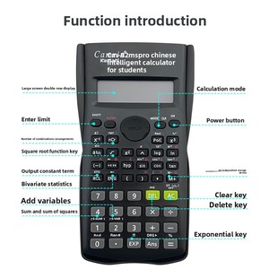 Multifunktionaler Taschenrechner für Studenten, Buchhaltung, Berufsprüfungen, Wirtschaftsprüfung, Bau, Statistik und Wissenschaft - Product Image 2
