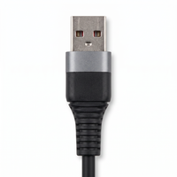 Câble de charge Micro USB noir, USB-A vers Micro USB, pour smartphone Android, tablette, batterie externe, voiture, maison, bureau, voyage