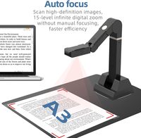 Caméra de document Scanner de caméra WiFi portable OEM de haute qualité Visualiseur multi-interfaces pour la numérisation de livre Document