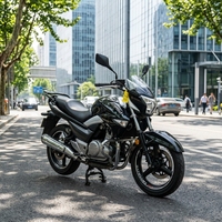 Moto de rue Suzuki GW250cc bicylindre refroidie par eau, boîte de vitesses 6 rapports, vitesse maximale >80 km/h, fournie directement par le fabricant