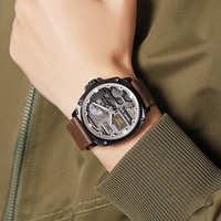 Montre-bracelet SKMEI 2289 étanche, design unique, mode, affaires, décontractée, pour homme, avec logo personnalisé, mouvement à quartz
