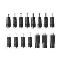 Adaptateur d'alimentation CC Kebaolong multi-usage, conversion de DC5521 femelle vers DC Micro Type-C Mini USB mâle pour l'alimentation des PC et des ordinateurs portables