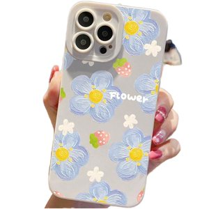 Funda de TPU anticaída para iPhone 11/16PROMAX16PRO615PROMAX14/<span class=keywords><strong>Galaxy</strong></span> S20/SAM/Honor X6AX7BX8B/Modelo A34 Feel Strawberry Flower - Product Image 2