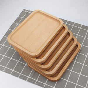 Piatti da <span class=keywords><strong>dessert</strong></span> in legno di noce di acacia Snack Frutta Verdura Formaggio Vassoi da portata Piatto per alimenti - Product Image 4