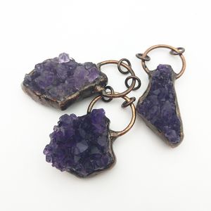 حجر الجمشت الطبيعي الجمشت الجيود, حجر الجمشت الأرجواني الخام ، الكوارتز ، الكريستال ، الجمشت الحقيقي ، الجمشت ، البرازيل ، الأحجار الكريمة ، الموردين - Product Image 2