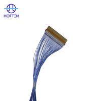 Hotten Câble LVDS personnalisé à 50 broches Faisceau de câblage pour écran LCD pour ordinateur portable