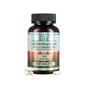 Extracto de Plantas Herbales, Calcio, Magnesio, Zinc, Vitamina D3, Apoya la Salud Ósea e Inmunológica, Cápsulas de Calcio y Magnesio - Product Image 1