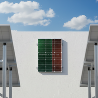 Panneaux solaires monocristallins à haute efficacité, conçus sur mesure pour l'installation sur les toits, atténuation ultra-faible, absorption lumineuse supérieure