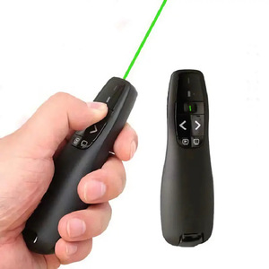 Presentador de diapositivas Ppt Page Turner 2.4G con puntero láser verde y función de linterna para presentaciones - Product Image 1