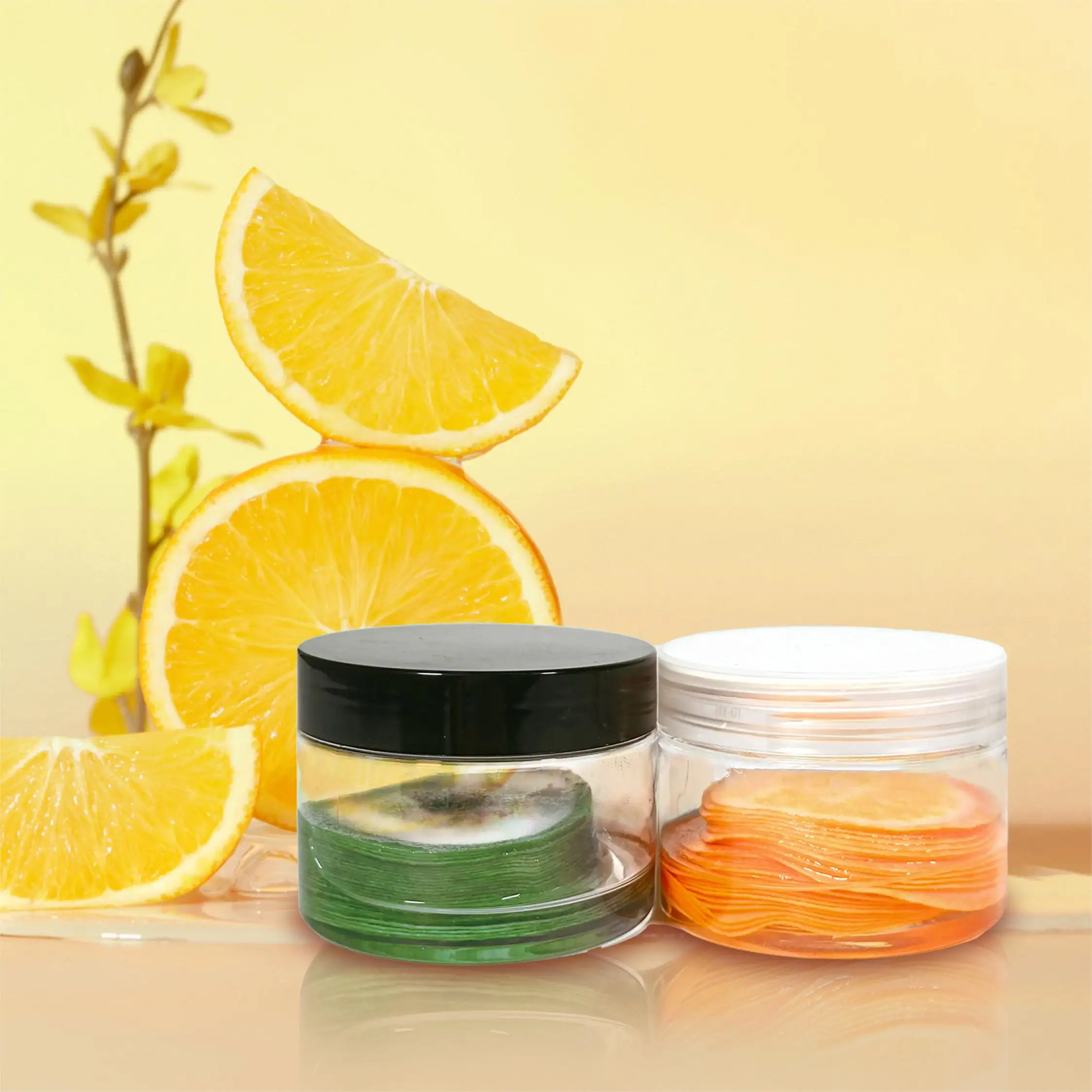 Natürliche Hautpflege Aloe Vera Orange Gurke White ning Eye Dark Circle Kühlgel Augen masken pads