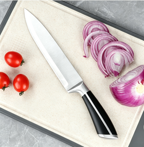 Ensemble de couteaux de cuisine professionnels HORECA 8 pièces en acier inoxydable à haute teneur en carbone avec bloc rotatif pour la restauration - Product Image 6