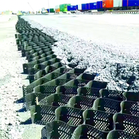 Stabilisateur de sol en plastique HDPE Geocell pour la construction d'autoroutes/en plastique Geocell Gravier Béton Herbe Pavés Grille en nid d'abeille