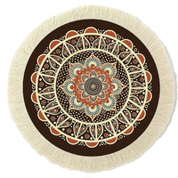 Tapis de Souris Écologique Style Tapis Oriental Magnifique, Tapis de Souris Miniature Antidérapant, Accessoires de Bureau Élégants en Stock