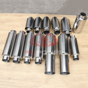 Misura personalizzata 2 "2.5" 3 "3.5" 4 "tubo di scarico in titanio marmitta punta punta tubo di scarico auto - Product Image 2