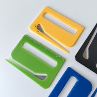 Lunette d'agrandissement 3-en-1 multifonctionnelle USA : ouvre-lettre, règle graduée et couteau à enveloppes – Meilleure vente