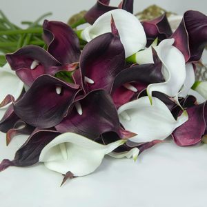 ดอกลิลลี่ประดิษฐ์ PU Calla แบบเสมือนจริงมากดอกไม้ปลอมสำหรับตกแต่งวันวาเลนไทน์ - Product Image 3