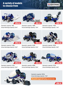 CE EPA EURO 5mobil Mini 3.5cbm 4cbm 5.5cbm dizel havaalanı pist bakım kendini yükleme beton harç kamyonu - Product Image 5