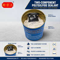 Mastic polysulfure bicomposant à prix d'usine pour calfeutrage de construction, colle étanche AB pour incrustation de bâtiments (pâte)