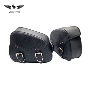 Bolsa de alforjas laterales para motocicleta, alforjas de equipaje, paquete de caja, para Honda VTX 1800 <span class=keywords><strong>1300</strong></span> Street Gilde FLHX XL883 XL1200 - Product Image 4