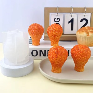 Molde de silicona 3D con forma de pata de pollo para velas, molde de resina para fundición de velas aromáticas DIY, decoración artística para el hogar - Product Image 4