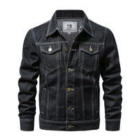 Ventes de liquidation Liu Ming, vente en gros, mode automne, vêtements décontractés pour hommes, streetwear, veste en jean grande taille, manteau en jean bleu