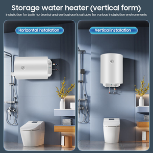 <span class=keywords><strong>Chauffe</strong></span>-<span class=keywords><strong>eau</strong></span> électrique vertical moderne 80L économique et durable - Product Image 2