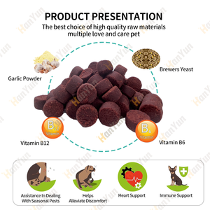 Suplementos <span class=keywords><strong>de</strong></span> etiqueta privada para mascotas Garrapatas y pulgas Masticables suaves Control <span class=keywords><strong>de</strong></span> pulgas para <span class=keywords><strong>perros</strong></span> Seguro Sin alergias Aliviar la picazón - Product Image 2