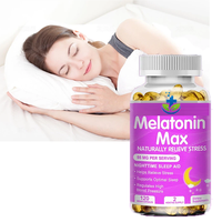 Ausreson Complément Alimentaire Marque Blanche Mélatonine Sans Sucre Gélules Molles 5mg Sommeil Végétalien Vente en Gros Personnalisé Gélules Molles de Mélatonine