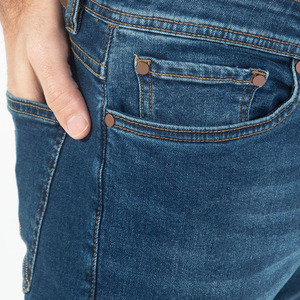 Pantalones Vaqueros para Hombre, Cómodos y Resistentes, Hechos de Algodón, Color Clásico, Casuales, a la Moda, para Uso Diario, en Oferta - Product Image 5