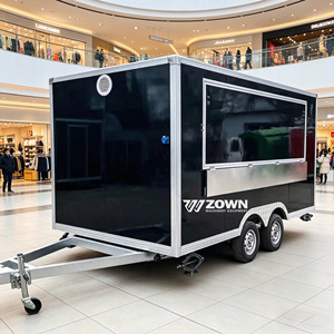 Customized High Quality Mobile Food Truck Custom Wholesale Food <b>Trailer</b> Cart Snack Mobile Concession Cart on Sale - Product Image 6