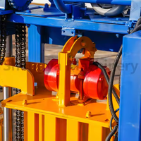 Machine à fabriquer des blocs de béton QM2-45, machine mobile de fabrication de briques creuses et pleines avec moteur et économe en énergie, facile à utiliser