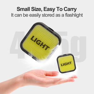 Feu arrière LED créatif pour vélo, avec 4 modes, rechargeable, étanche IPX4, source lumineuse en alliage d'aluminium - Product Image 4