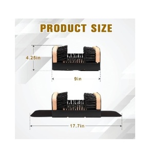 El raspador de zapatos para exteriores Original para todo tipo de clima Limpiador de zapatos industrial y cepillo raspador Cepillo limpiador Extra ancho - Product Image 4