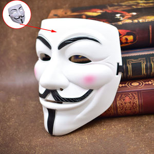 V per <span class=keywords><strong>Vendetta</strong></span> ha ispirato la maschera di Fawkes bianco per feste in Costume e forniture per le vacanze Cosplay - Product Image 5