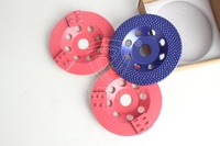 Meule diamantée de 5 pouces (125 mm) pour le meulage du béton, la préparation des surfaces en pierre, outil de meulage diamanté pour meuleuse d'angle